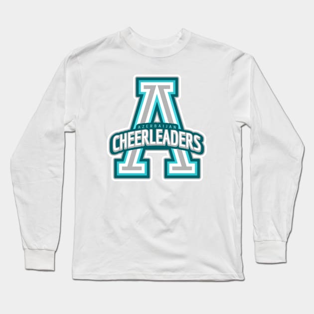 Azerbaijan Cheerleader Long Sleeve T-Shirt by Tip Top Tee's